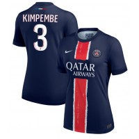 Fotballdrakt Dame Paris Saint-Germain Presnel Kimpembe #3 Hjemmedrakt 2024-25 Kortermet